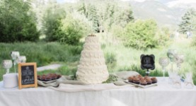 - AMY ROCHELLE PRESS - Wedding Cake Chalk Board Signs. Photo by Images By Bethany